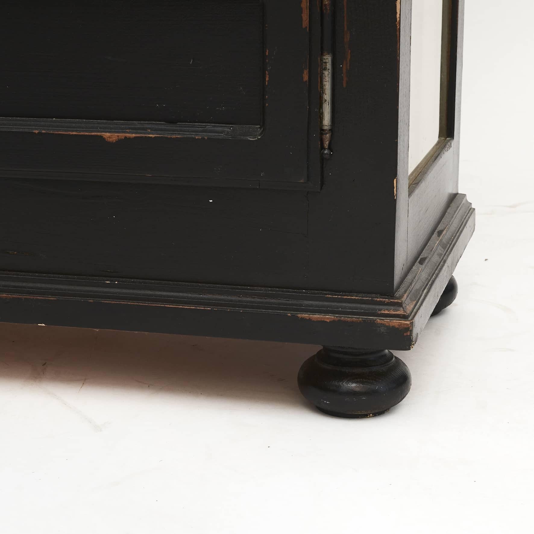 Glass Display Cabinet Denmark C. 1880.