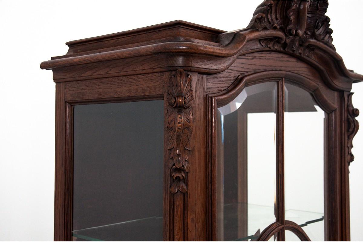 Display Cabinet, France, circa 1900, Antique In Good Condition In Chorzów, PL