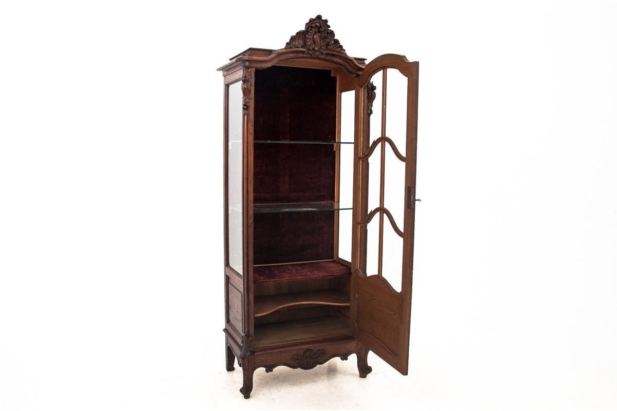 Oak Display Cabinet, France, circa 1900, Antique