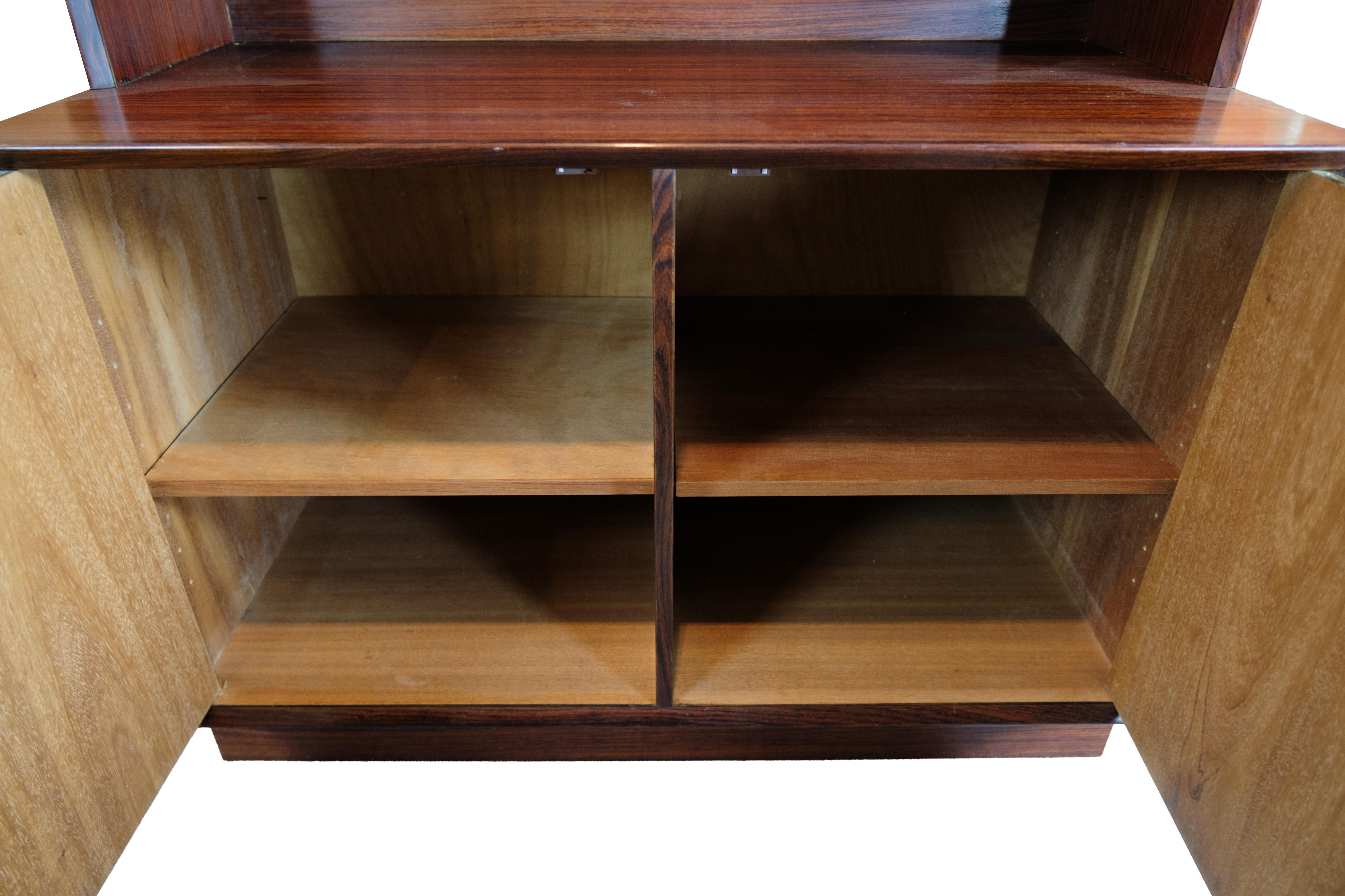 Display Cabinet In Rosewood By Erik Brouer For Brouer Furniture For Sale 1