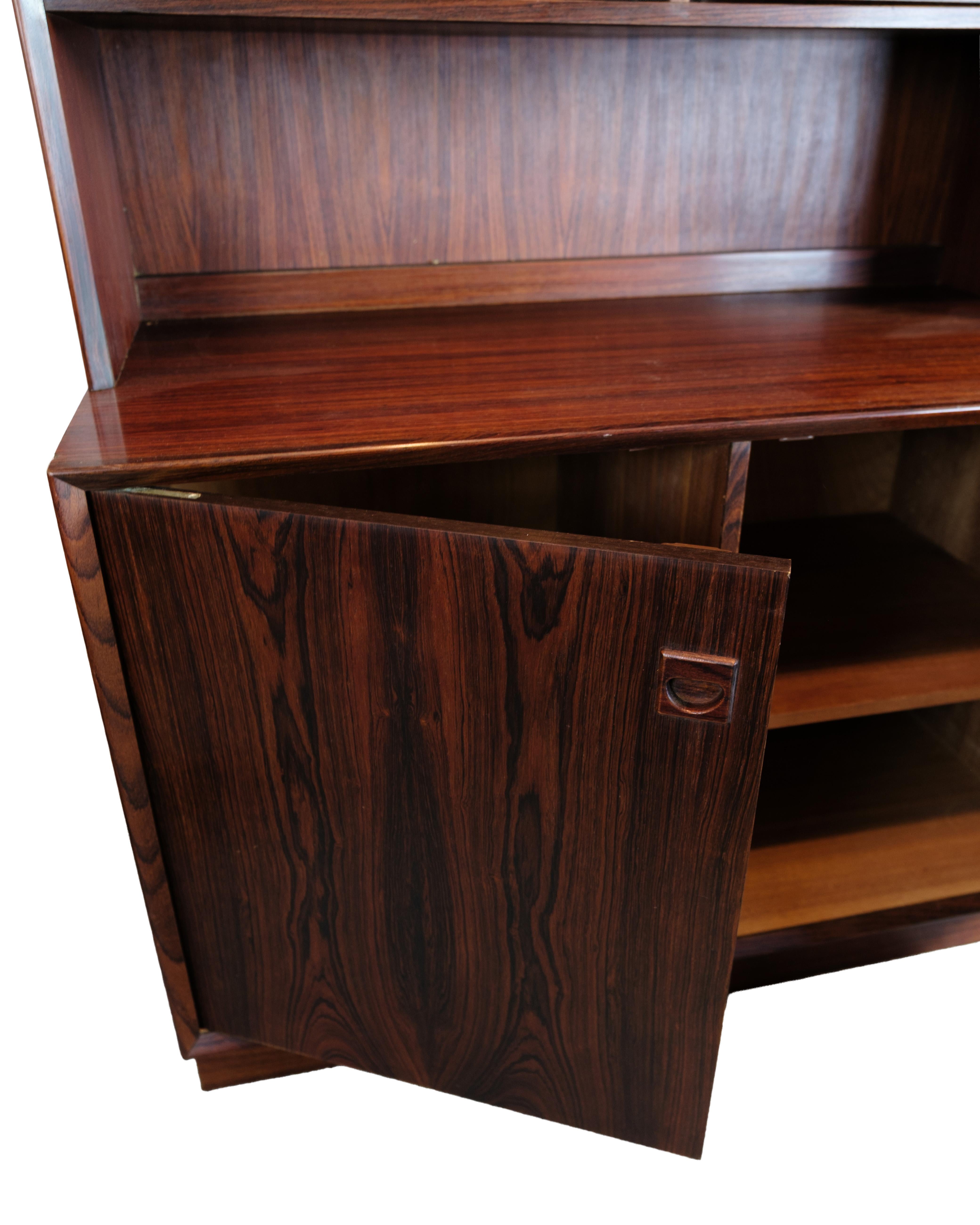 Display Cabinet In Rosewood By Erik Brouer For Brouer Furniture For Sale 2