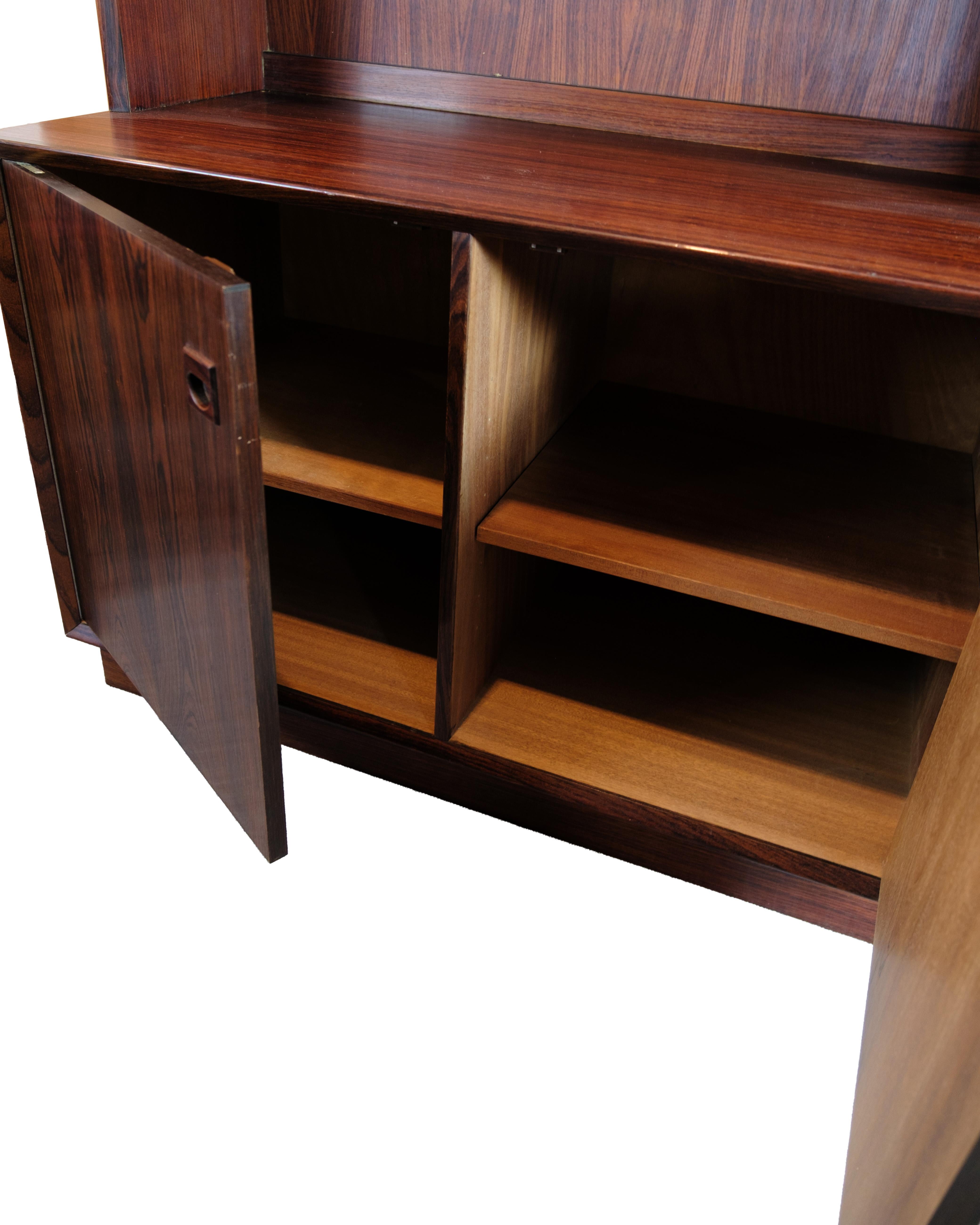 Display Cabinet In Rosewood By Erik Brouer For Brouer Furniture For Sale 3