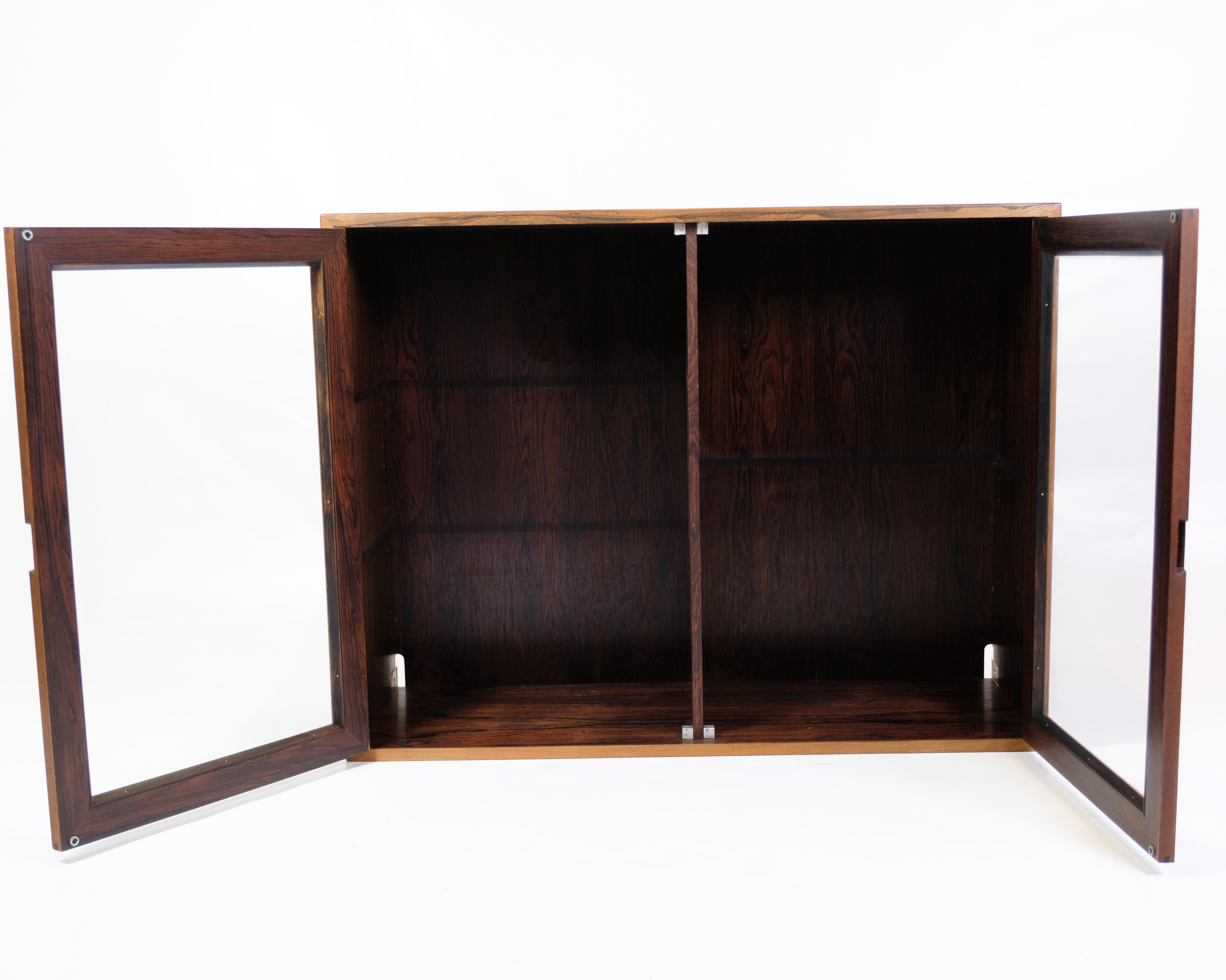 Vitrine aus Palisanderholz, dänisches Design aus den 1960er Jahren (Dänisch) im Angebot