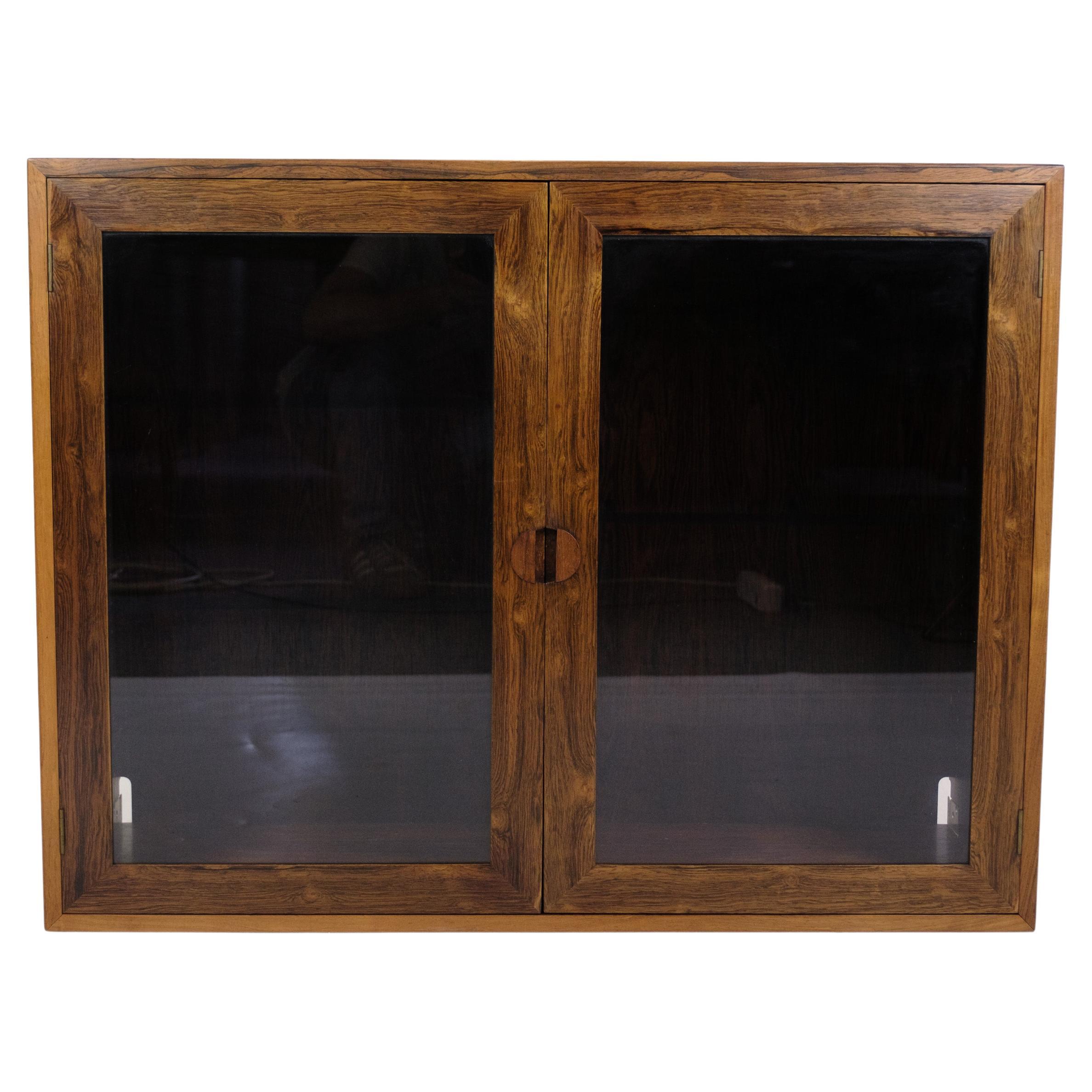 Display Cabinet Made In Rosewood, Danish Design From 1960s