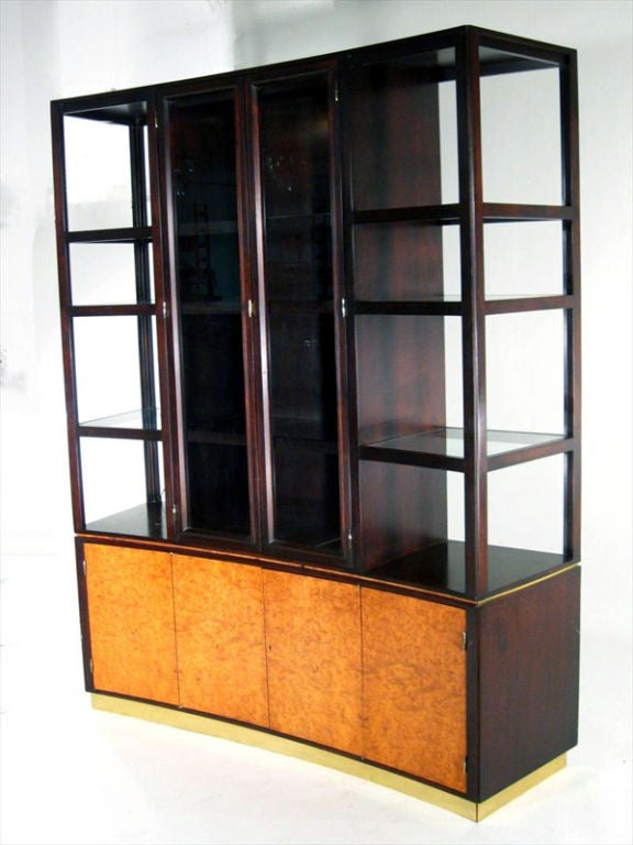 Mid-Century Modern Display Cabinet with Vitrine Edward Wormley Dunbar