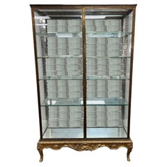 Display cabinets Vitrines bronze frame