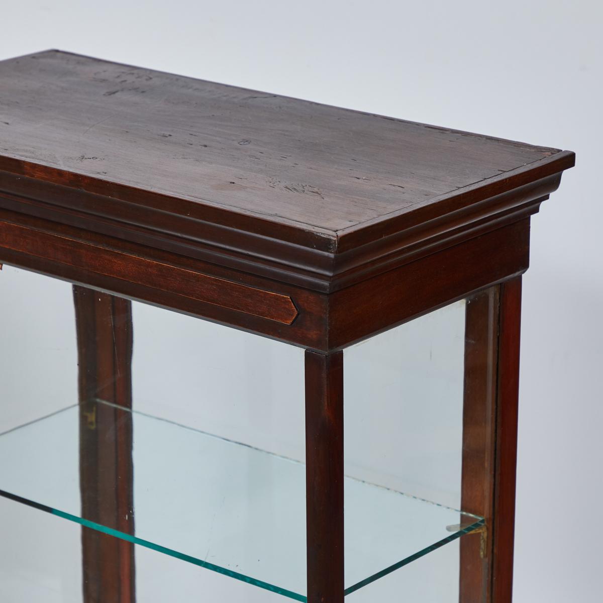 wood display case table top