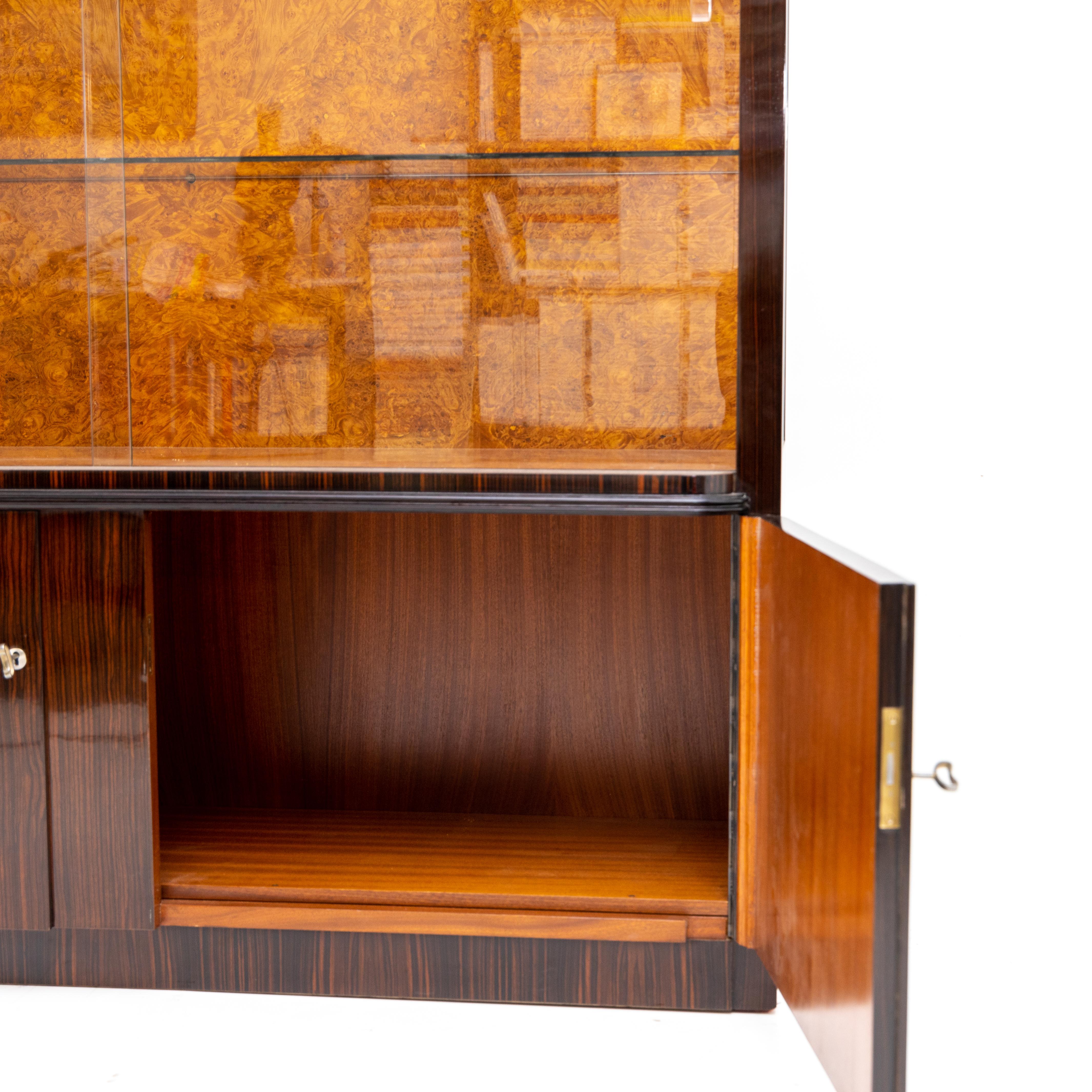 Wood Display Case in the Style of Bruno Paul, German, 1920s