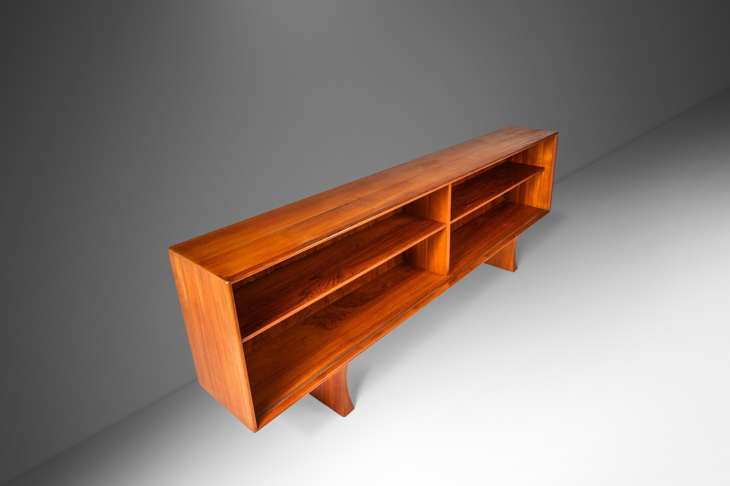 Mid-20th Century Display Case / Topper in Teak by Bernhard Pederson, Denmark, c. 1960's