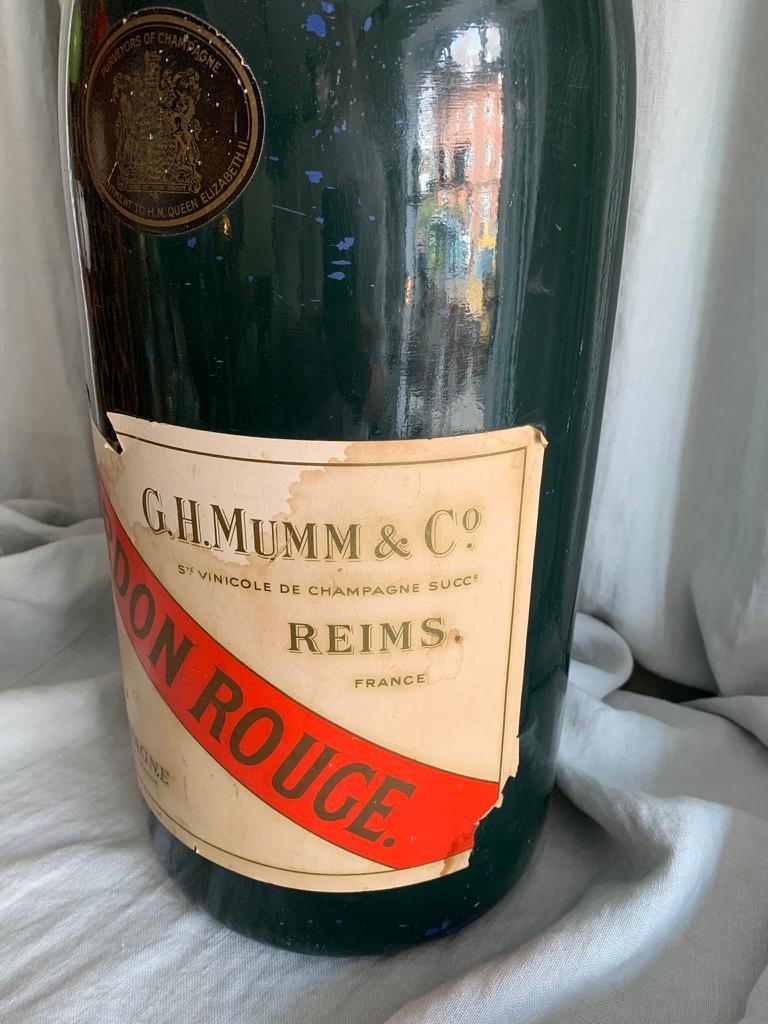French Display Champagne Bottle For Sale