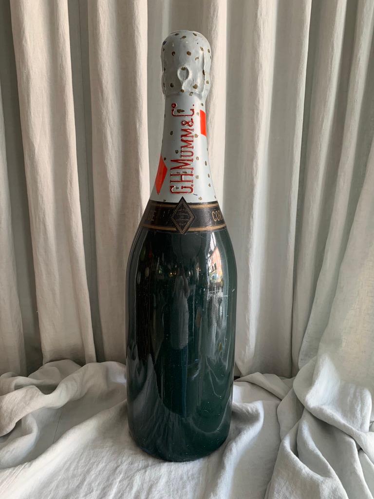 Fiberglass Display Champagne Bottle For Sale