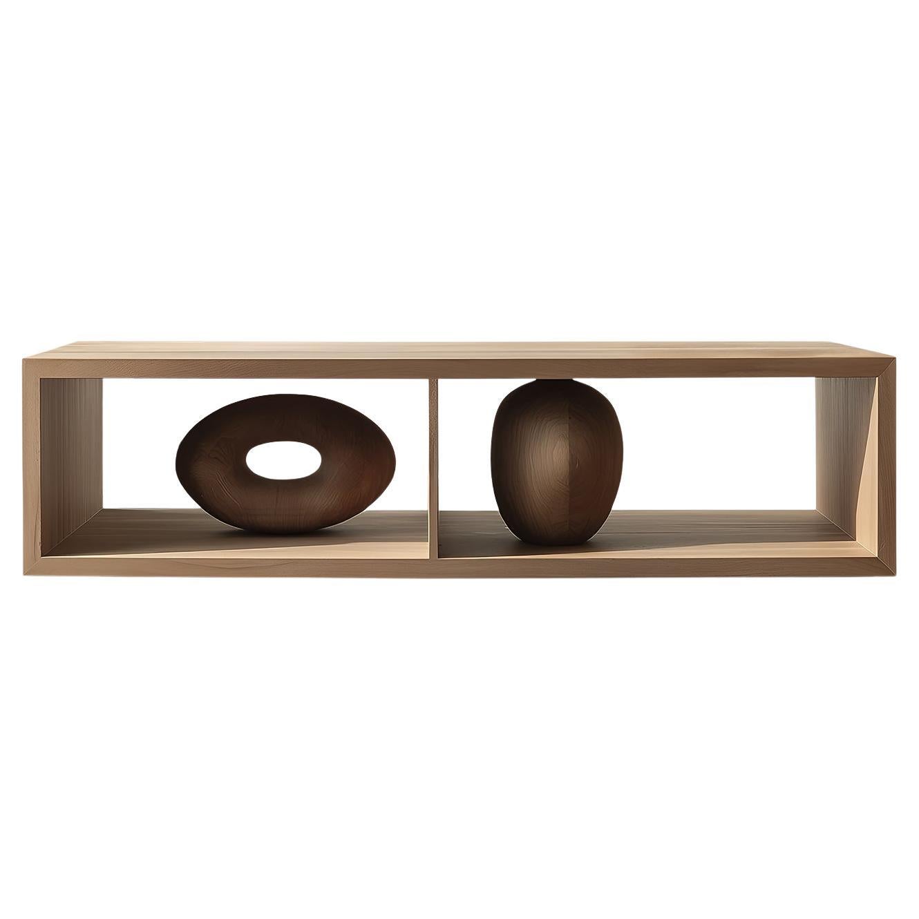 Vitrinenkonsole aus Massivholz, Sereno No26 Contemporary von NONO im Angebot