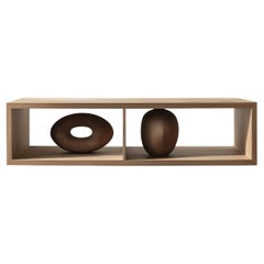 Vitrinenkonsole aus Massivholz, Sereno No26 Contemporary von NONO
