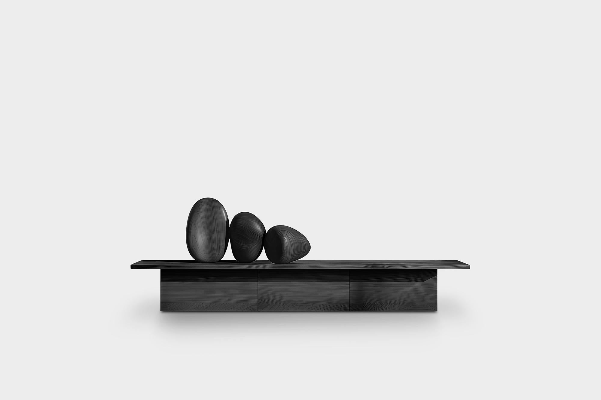 Display-Konsole Sereno No48, Massivholz Zeitgenössisches Stück von NONO (Mexikanisch) im Angebot