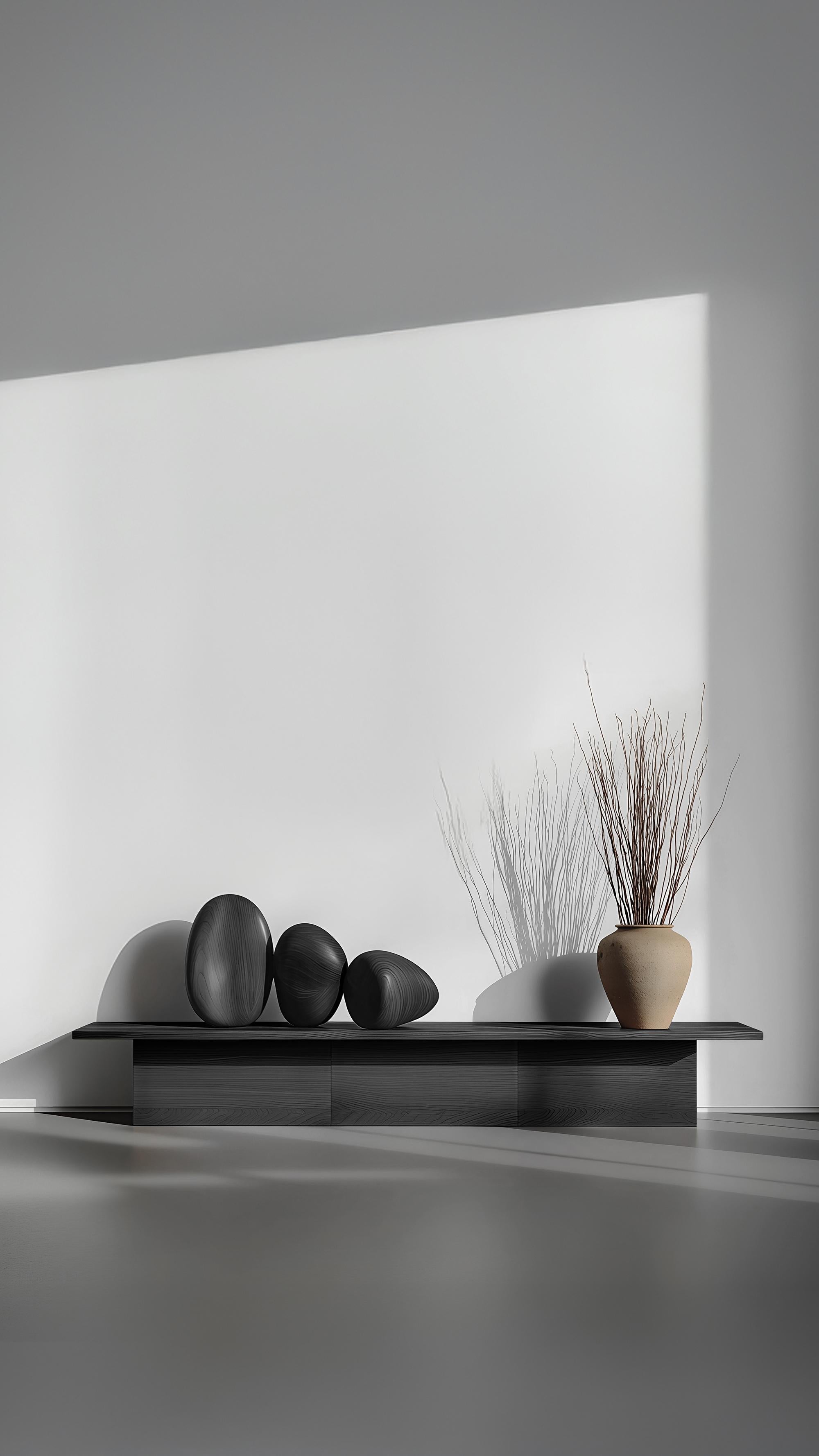 Display-Konsole Sereno No48, Massivholz Zeitgenössisches Stück von NONO (21. Jahrhundert und zeitgenössisch) im Angebot