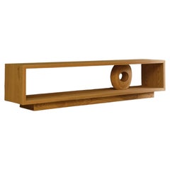 Console espositiva Sereno No9, design contemporaneo in legno di Joel Escalona