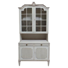 Credenza da esposizione in stile gustaviano svedese