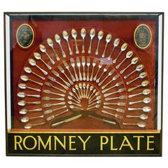 Display of Silver Plated Cutlery by Romney