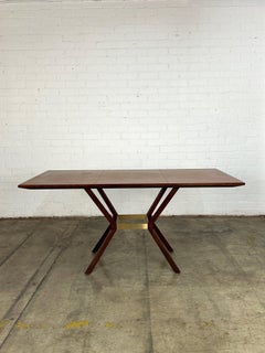 Display Table with Leather Surface