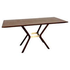 Display Table with Leather Surface