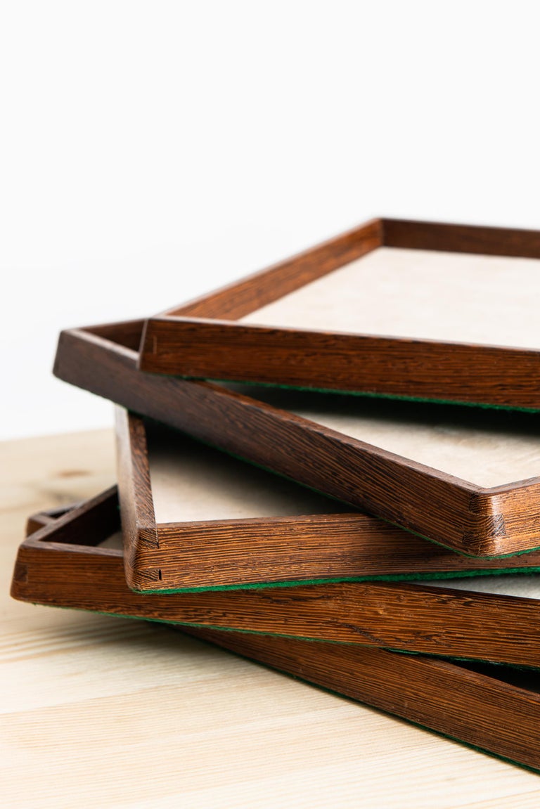 Display Trays or Boxes in Wengé Produced in Denmark For Sale at 1stDibs