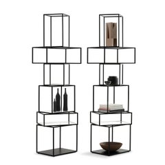 Display Unit / Glass Cabinet Mogg BABYLON design Emanuele Magini