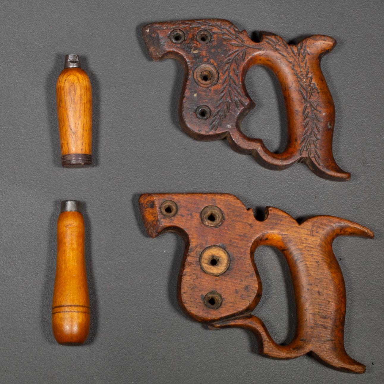 Industrial Disston Saw and Carpenter Tool Handles c.1930