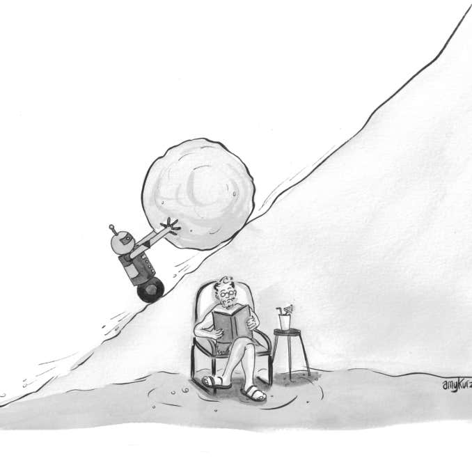 Robot Sisyphus