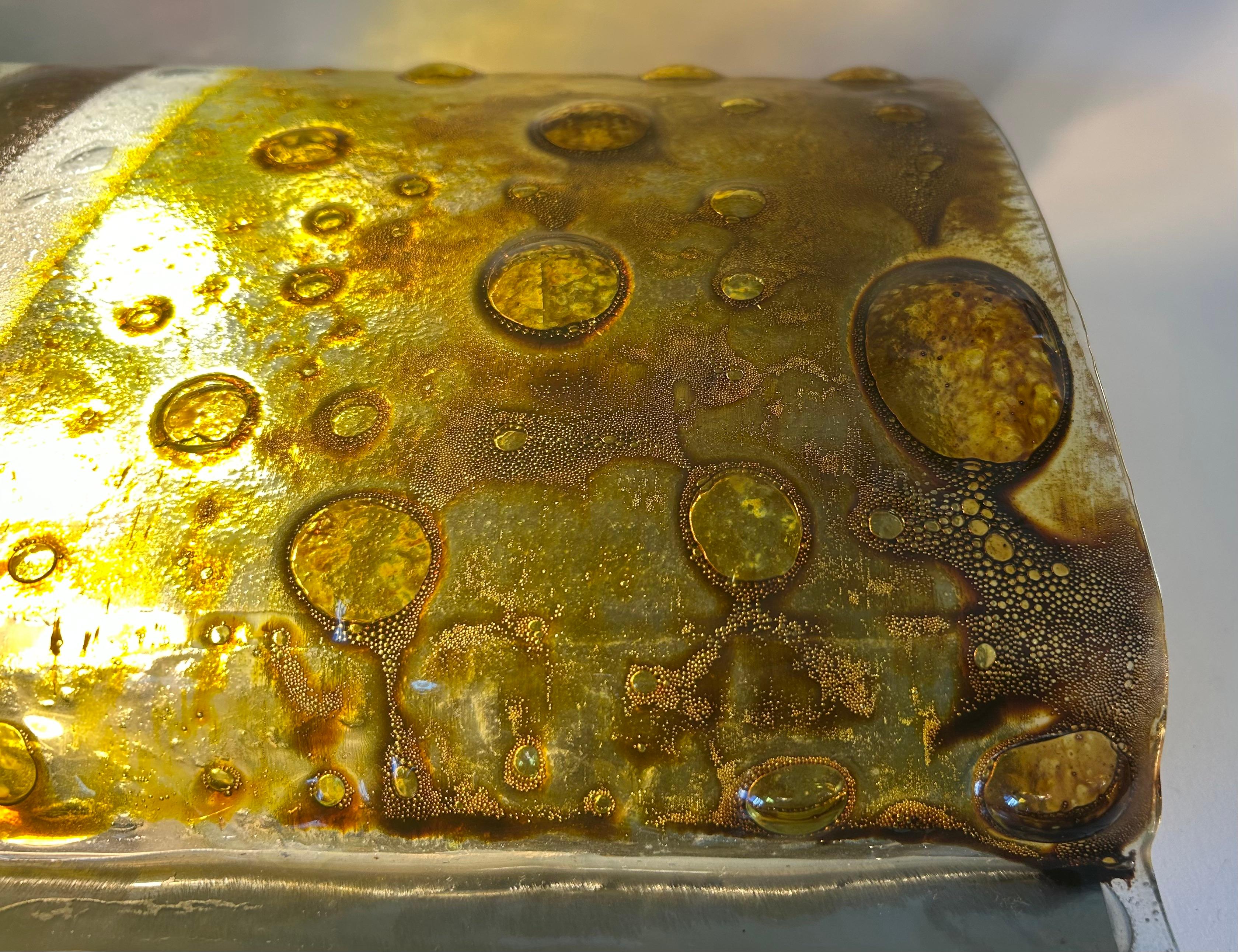 Distant Galaxies, Amazing Murano Wall Light, 1980's For Sale 7