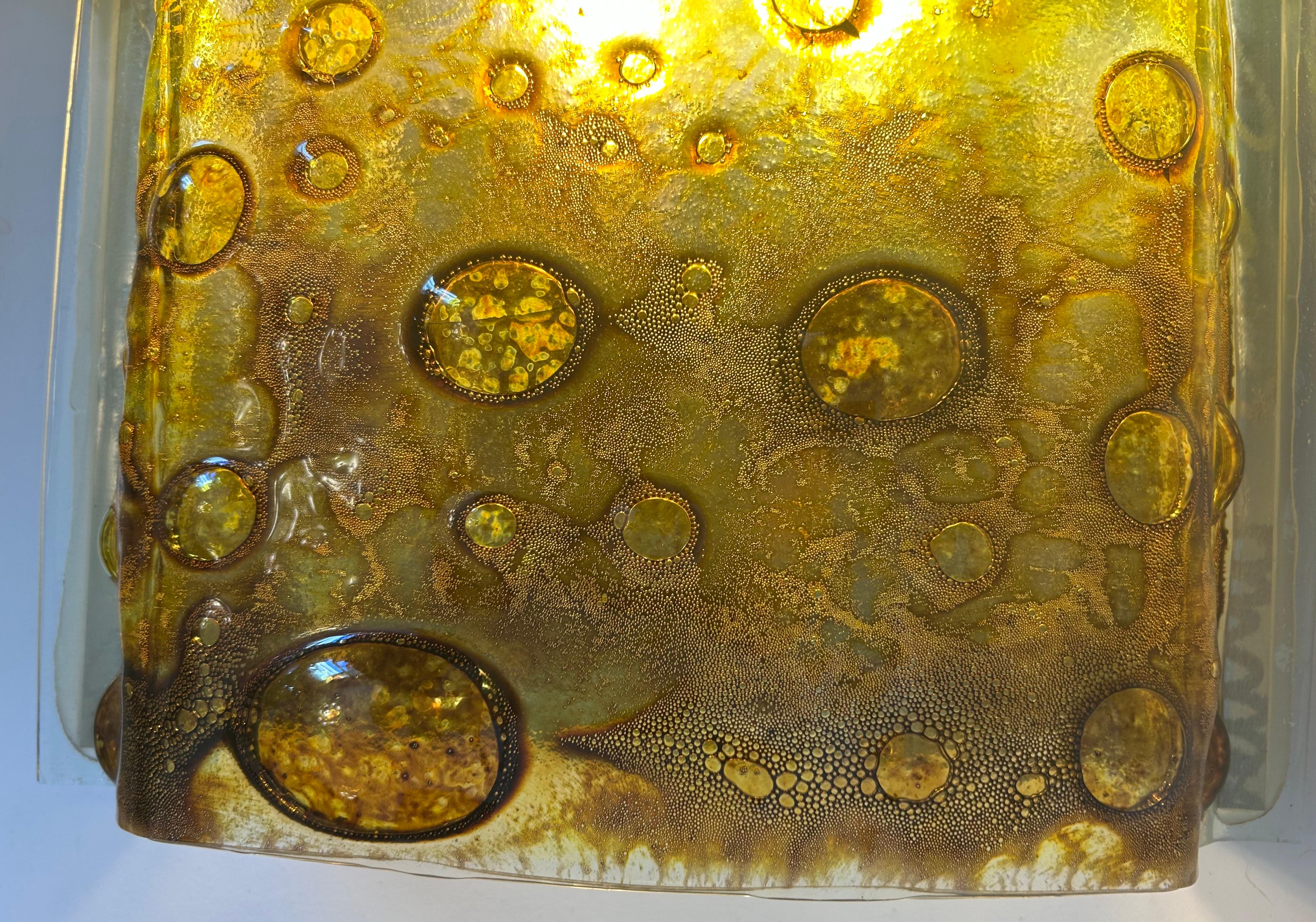 Distant Galaxies, Amazing Murano Wall Light, 1980's For Sale 10