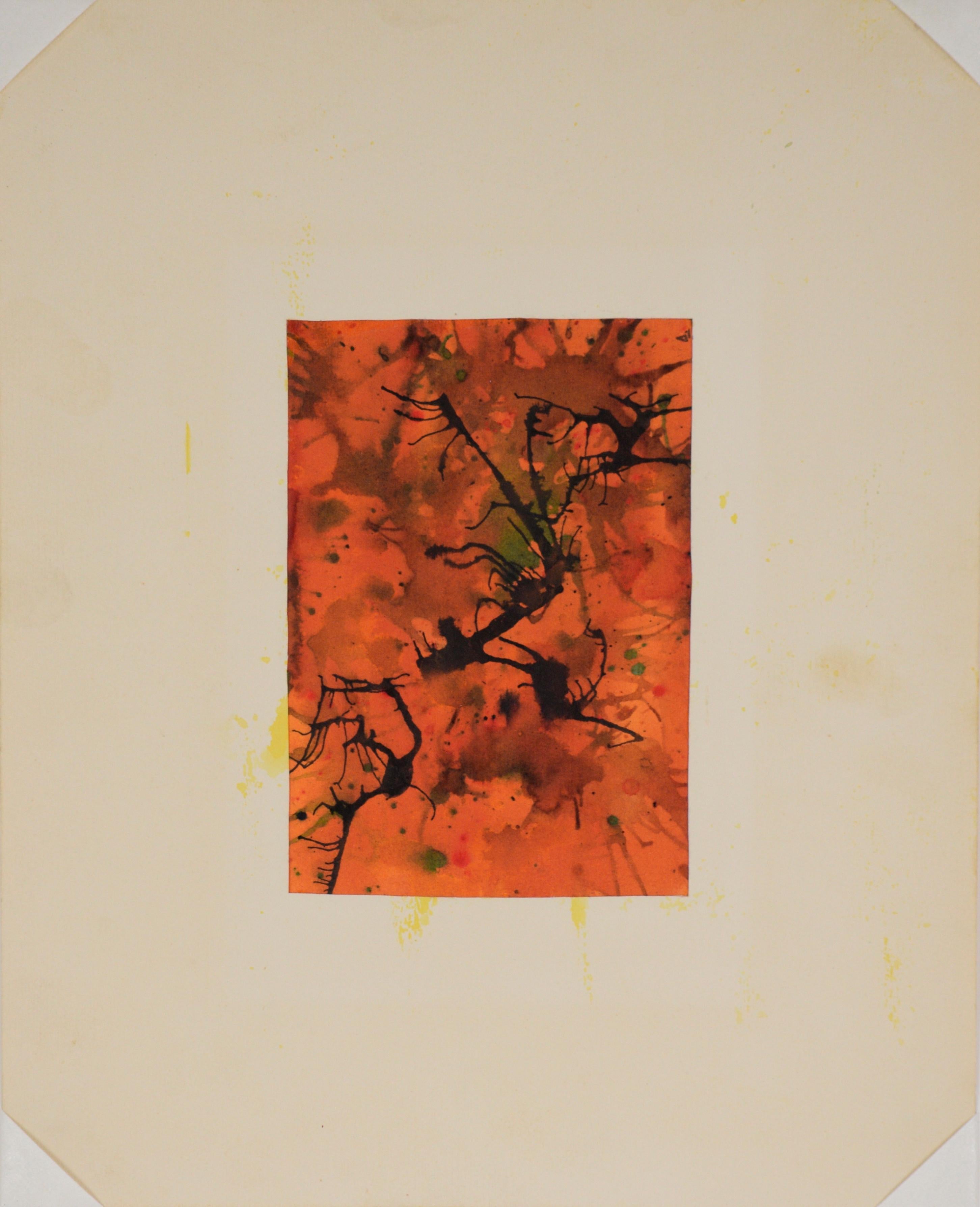 Infusión de Naranja - Acuarela y Tinta sobre Papel - Painting de Dister
