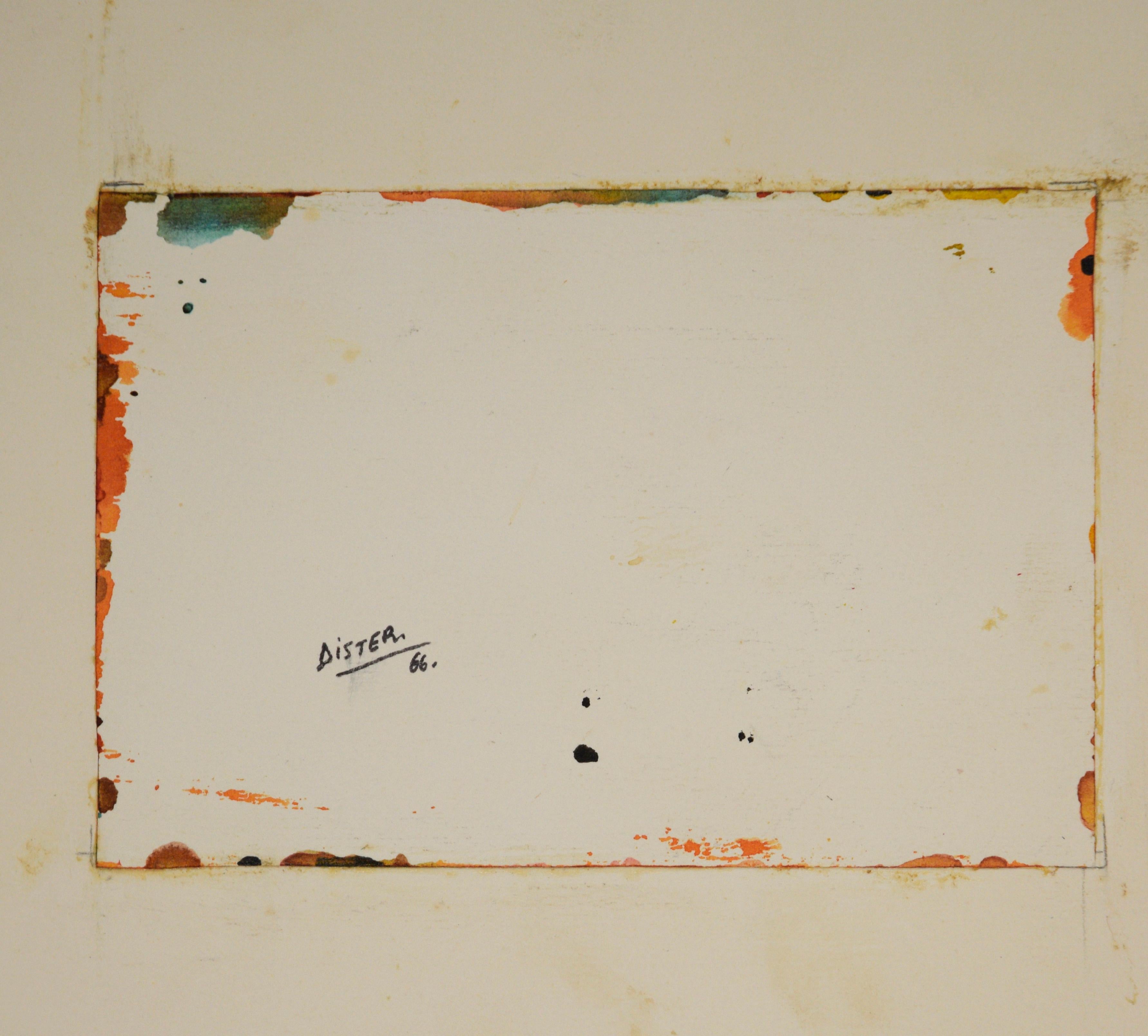 Infusión de Naranja - Acuarela y Tinta Sobre Papel

Pintura abstracta que representa los colores naranja, negro y verde. El negro contrasta con el estallido naranja. 
Firmado y fechado en el verso 