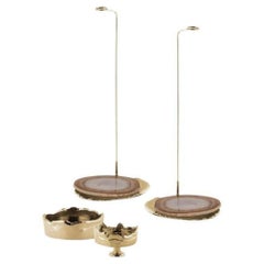 Distinct - Agatha Plant Stand (2 Pieces), 1 Atélis Maxi and 1 Small