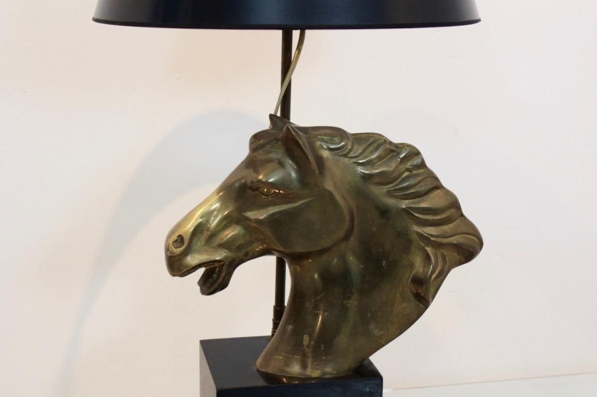 Lampe de table à tête de cheval 