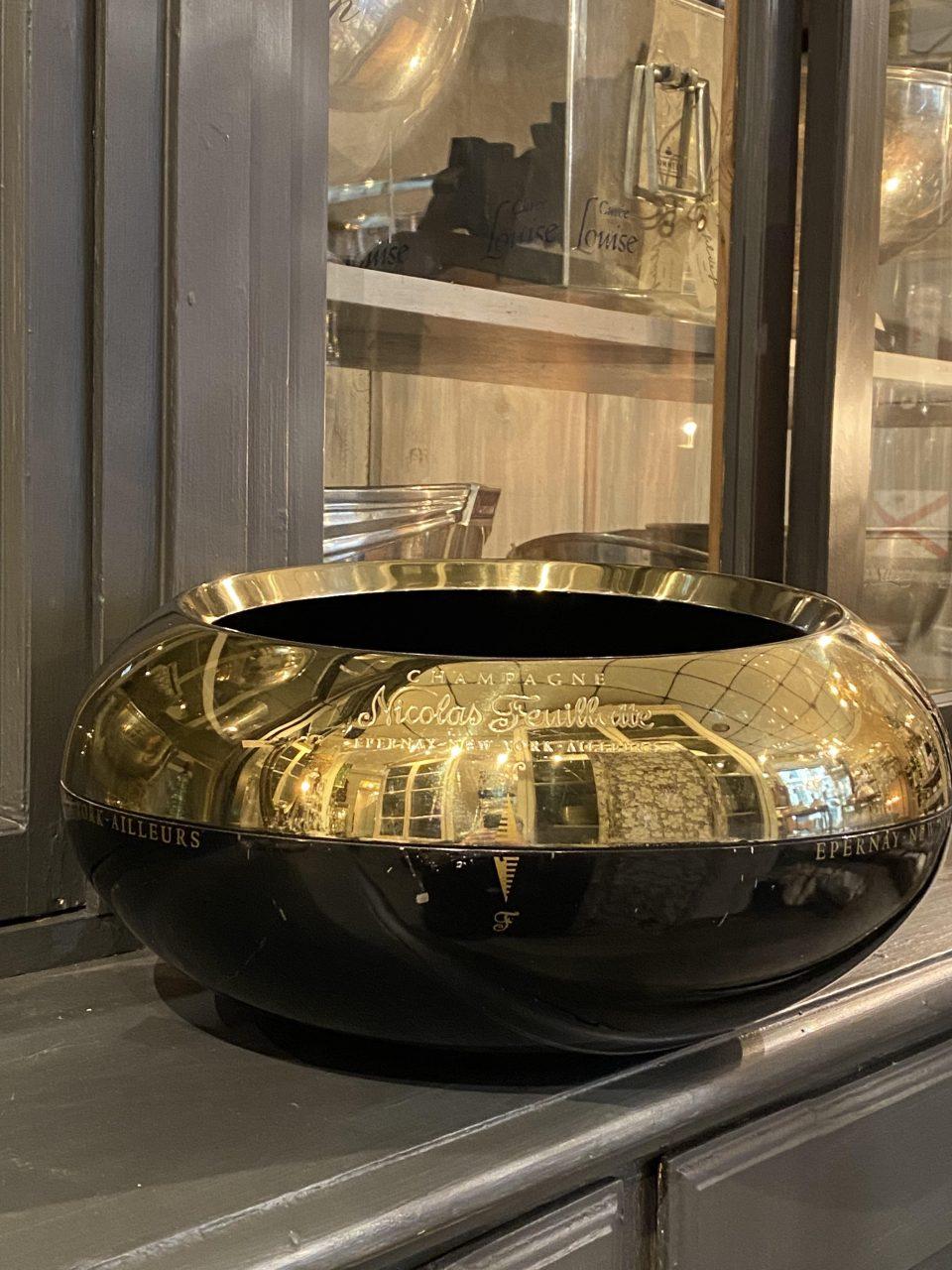 Distinctive and impressive champagne cooler from France’s best-selling champagne brand – Nicolas Feuillatte, a wine cooperative from 1972, consisting of over 82 champagne cooperatives, from the area around Épernay, which has the largest number of