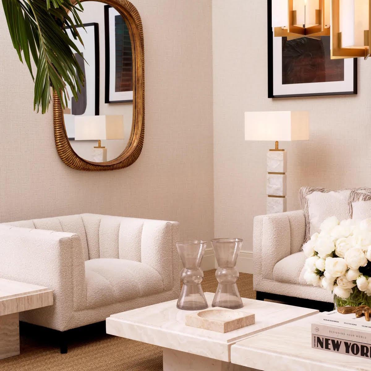 Francese Distinctive Mirror Design, Aged Gold Leaf, Wood. in vendita