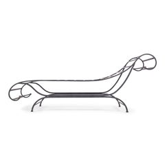 Forged Steel Chaise Longue
