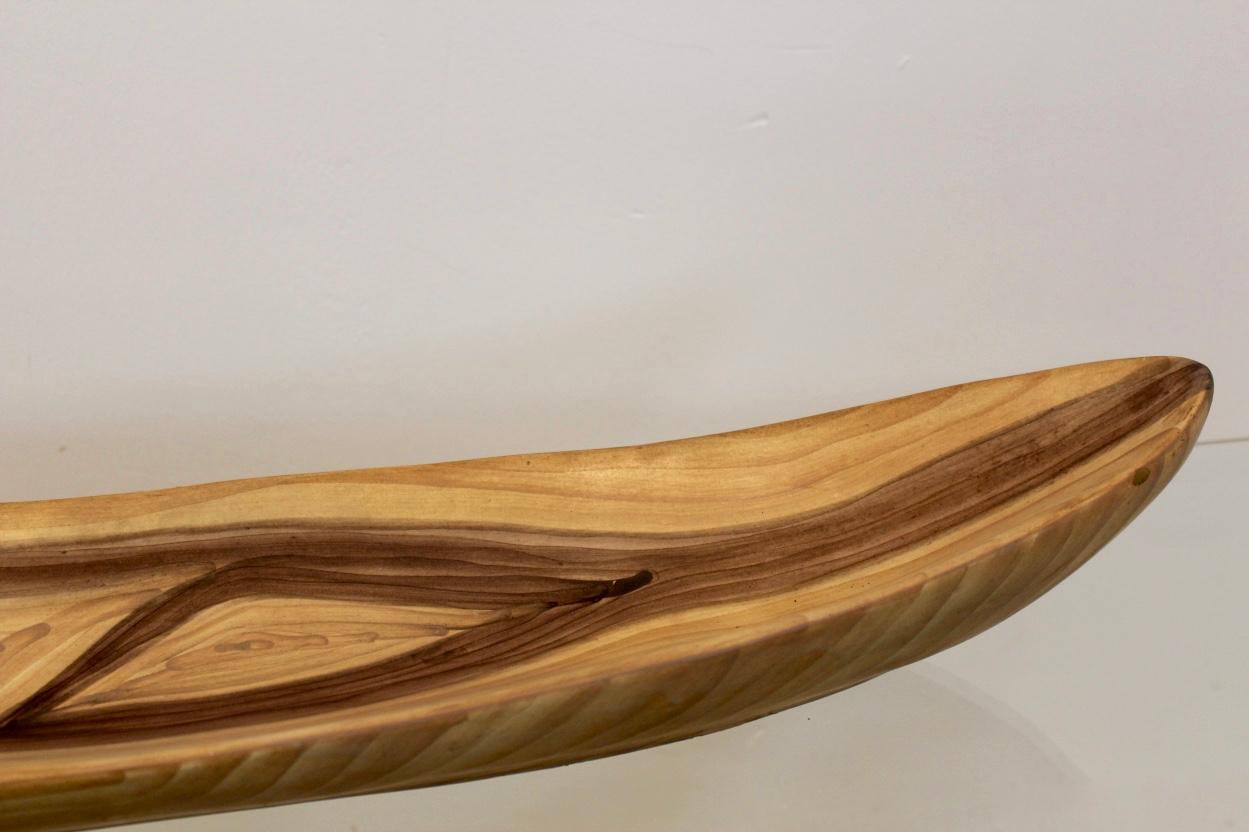 Außergewöhnliche Vallauris Grandjean Jourdan-Holz-Grain-Keramikplatte, Frankreich (Handbemalt) im Angebot