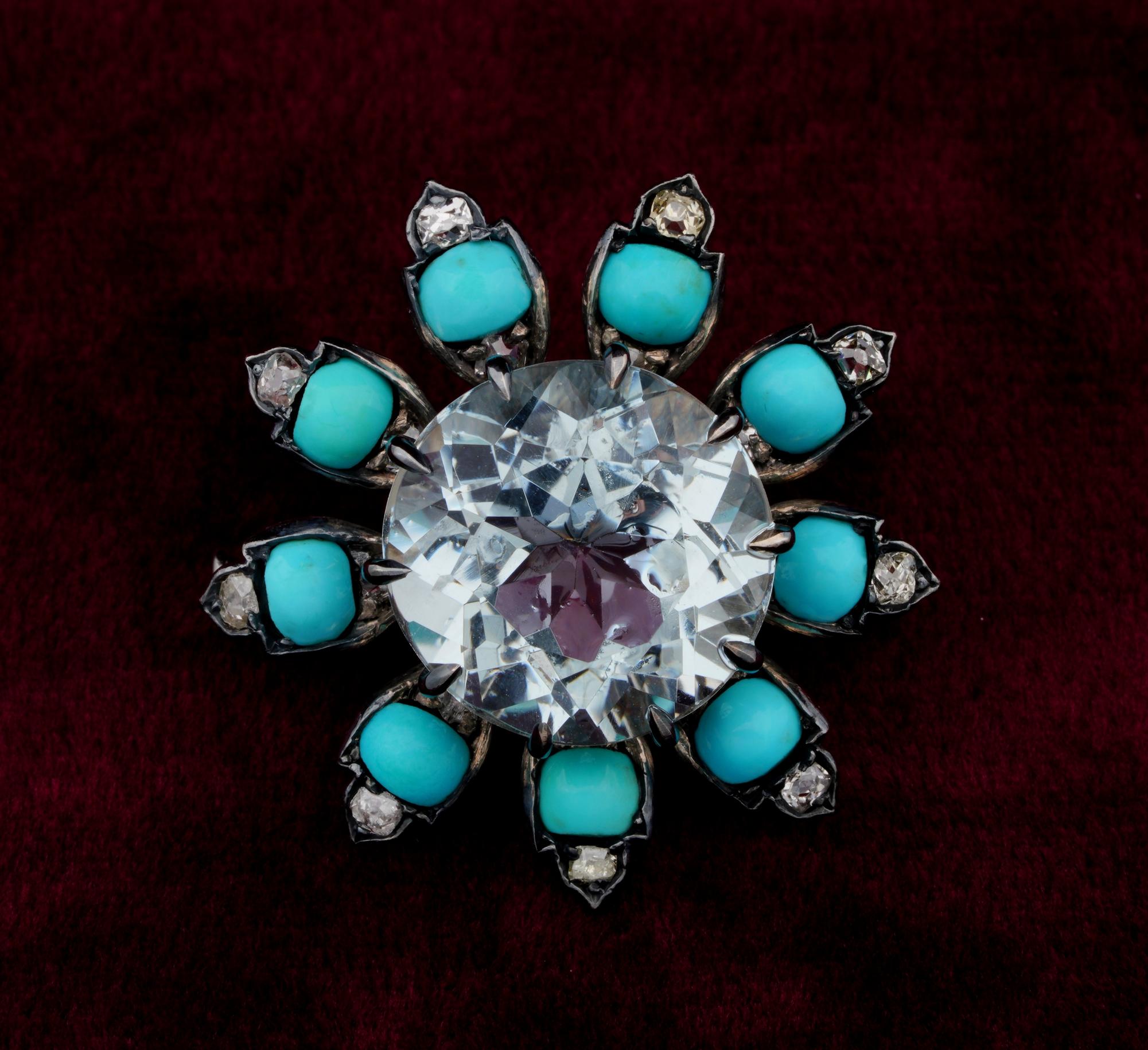 Victorian Bloom

Bold, distinctive, rare combination of natural earth mined gemstones making this distinctive Victorian brooch quite an unique
Ageless, favourite nature inspired motif of flower, entirely hand crafted of sterling silver
The heart of