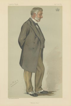 Distinguished Victorian Gentleman – Vanity Fair “White Dal” Spy Portrait 1883