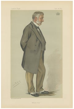 Distinguished Victorian Gentleman – Vanity Fair “White Dal” Spy Portrait 1883