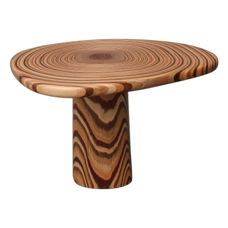 Distortion, StudioManda, Coffee Table, Mixed and Layered Wood, Tree Lebanon 2017 For Sale