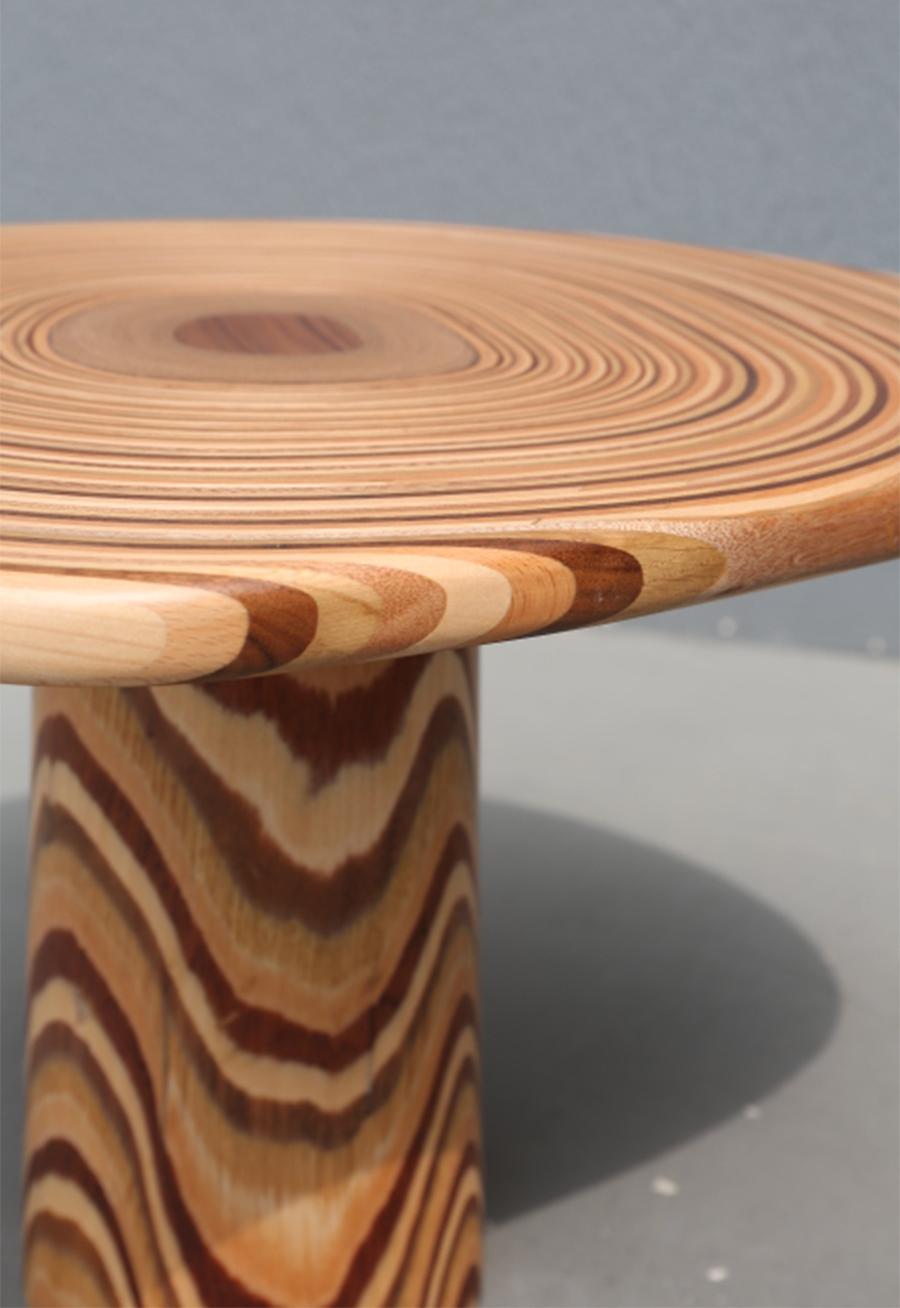 layered wood furniture