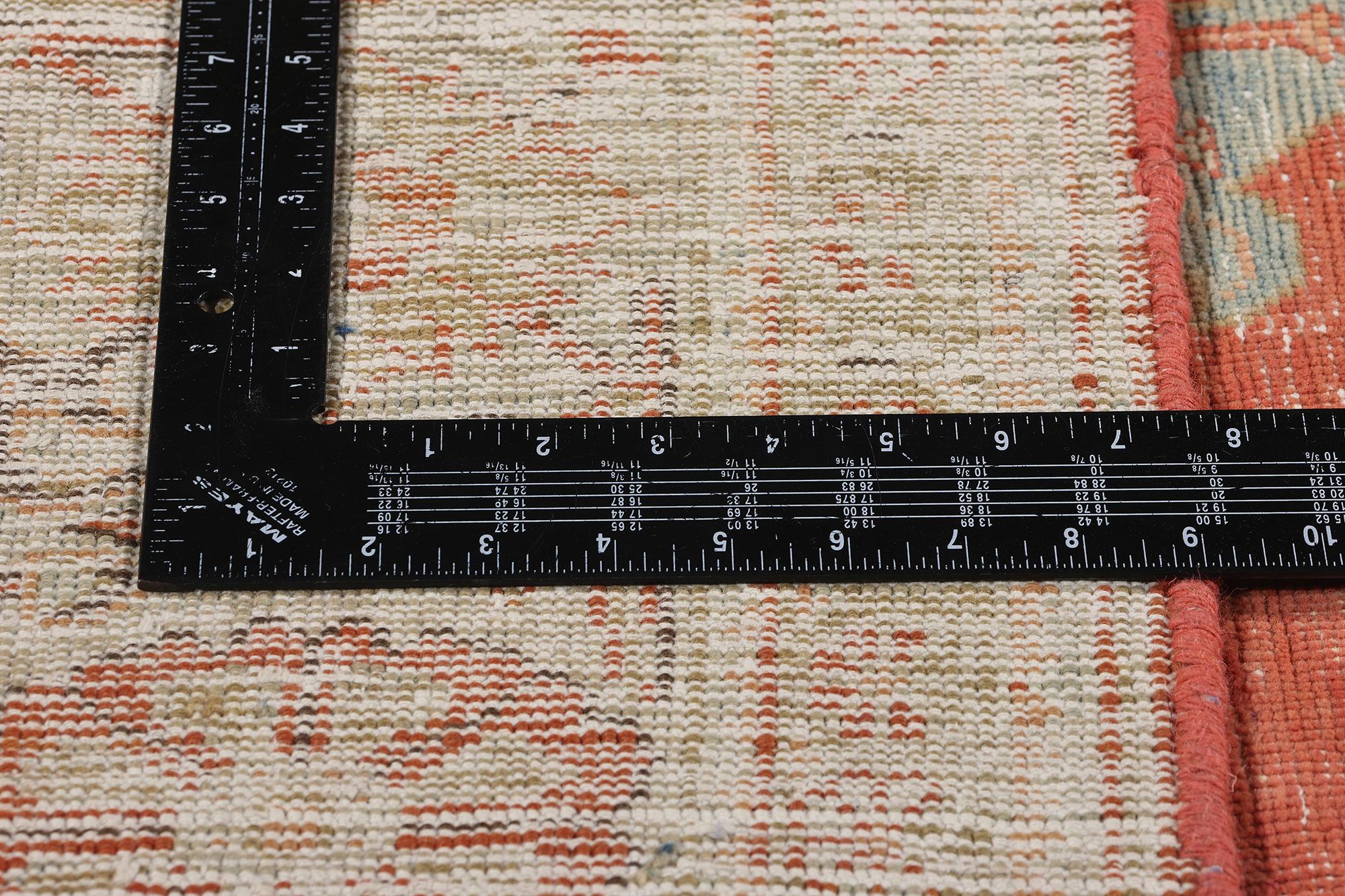 Distressed 1950's Persian Viss Carpet, Tribal Mystique Meets Laid-Back Luxury For Sale 1