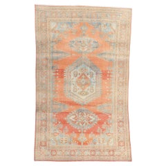 Distressed 1950's Persian Viss Carpet, Tribal Mystique Meets Laid-Back Luxury