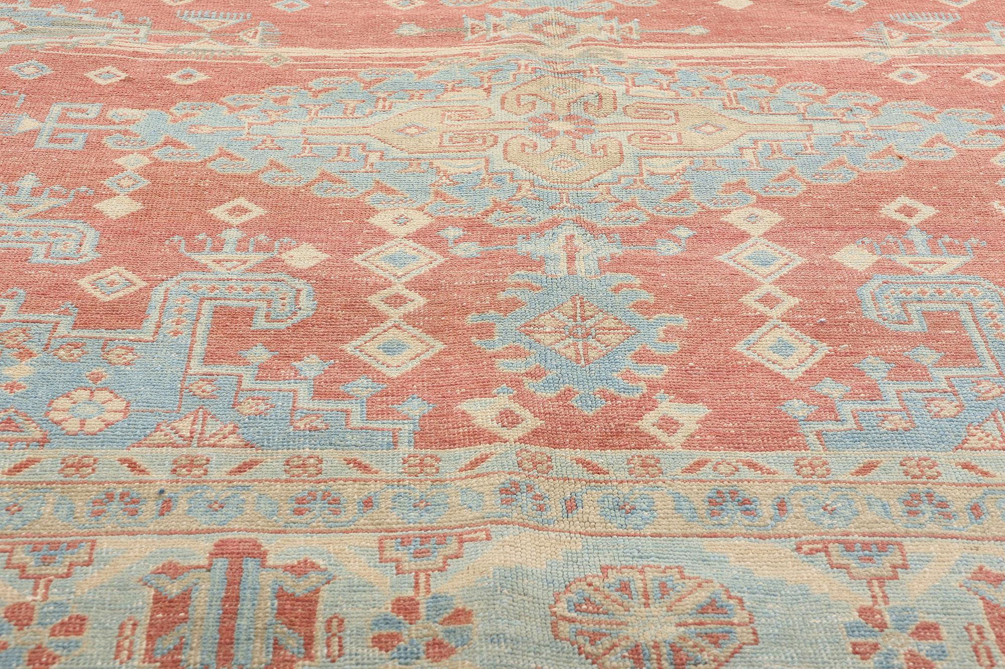 Annodato a mano Tappeto persiano Viss degli anni '60 con stile moderno e rovinato in vendita