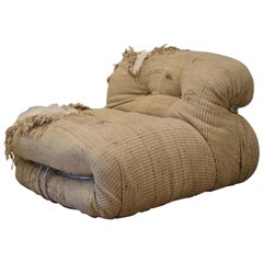 Distressed Afra and Tobia Scarpa Soriana Chair