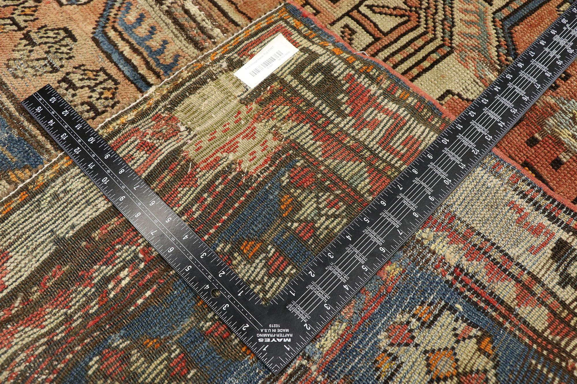 19th Century 1880's Caucasian Kazak Carpet For Sale