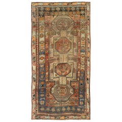 Alfombra kazaka caucásica de 1880
