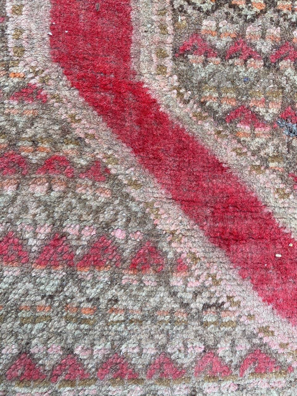 Distressed Antique Caucasien Karabagh Rug 7